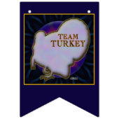 Team Türkei Wimpelkette (Zweite Fahne)