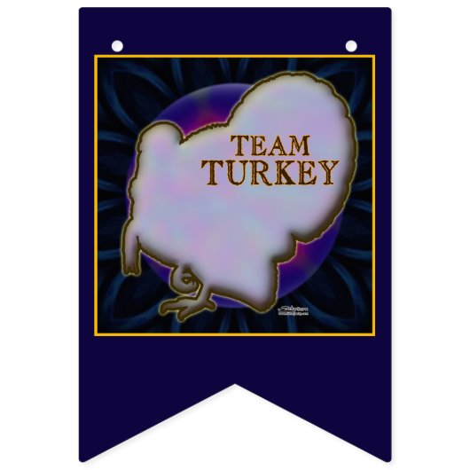 Team Türkei Wimpelkette (Zweite Fahne)