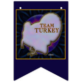 Team Türkei Wimpelkette (Dritte Fahne)