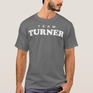 Team Turner Personalisierter Familienname T-Shirt