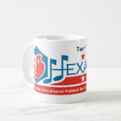 Team tweeten Land-Tasse Kaffeetasse (Vorderseite Links)