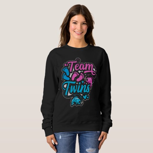 Team Twins for a Fishing   Sweatshirt (Vorne ganz)