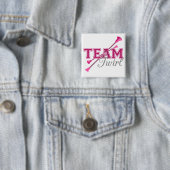 Team Twirl Baton Button (Beispiel)