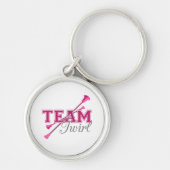 Team Twirl Baton Schlüsselanhänger (Vorne)