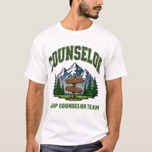 🌲 Team-Typografie für Camp-Berater 👕 T-Shirt