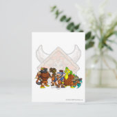 Team Tyrannia Group Postkarte (Stehend Vorderseite)