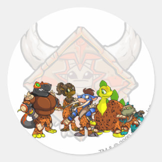 Team Tyrannia Group Runder Aufkleber