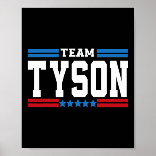 Team Tyson Lifetime Member Familienname Tyson Poster