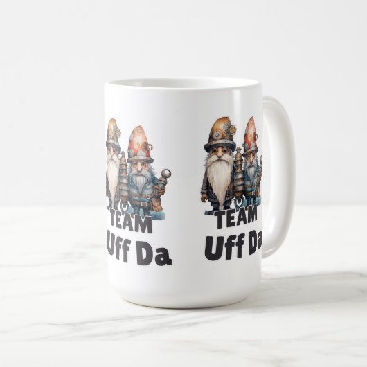 Team Uff Da Kaffeetasse (VorderseiteRechts)
