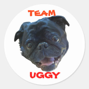 TEAM UGGY STICKERZ!!! RUNDER AUFKLEBER