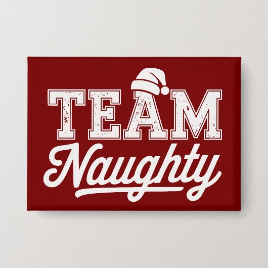 Team Unanständig Lustiger Weihnachtsfeier Witz Hum Button (Vorderseite)