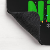 Team Unartig Netter Weihnachtsmannhut Lustiges Wei Mousepad (Ecke)