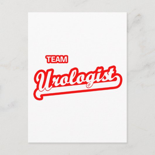 Team Urologist Postkarte (Vorderseite)