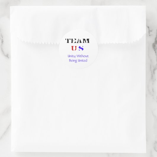 TEAM US Sticker (Tasche)