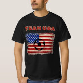 Team USA 2026 Distressed Flag Soccer Game Day T-Shirt (Vorderseite)