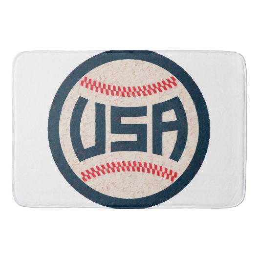 Team USA Baseball Badematte (Vorderseite)