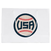 Team USA Baseball Große Geschenktüte (Rückseite)