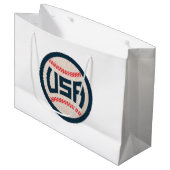 Team USA Baseball Große Geschenktüte (Vorderseite Schrägansicht)