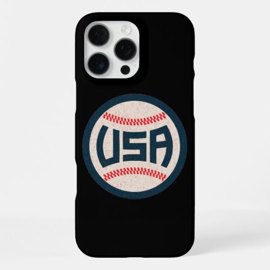 Team USA Baseball iPhone Hülle (Rückseite)