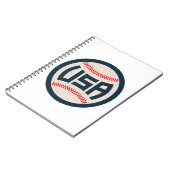 Team USA Baseball Notizblock (Linke Seite)