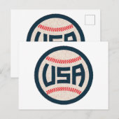 Team USA Baseball Postkarte (Vorne/Hinten)