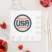 Team USA Baseball Serviette (Beispiel)