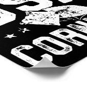 Team USA Cornhole Champion Bean Bag Wurf Poster (Ecke)