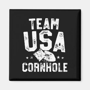 Team USA Cornhole Champion Bohnenbeutel-Wurf Magnet