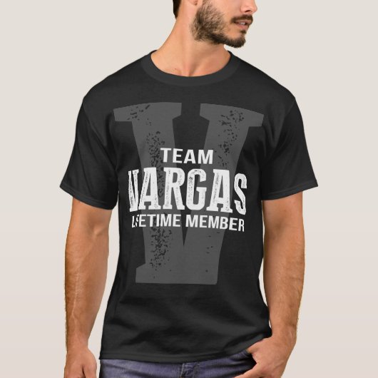 Team VARGAS Lifetime Member T-Shirt (Vorderseite)