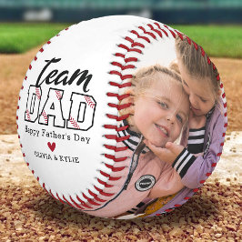 Team Vater Custom Foto Baseball
