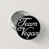 Team vegan button (Vorne & Hinten)