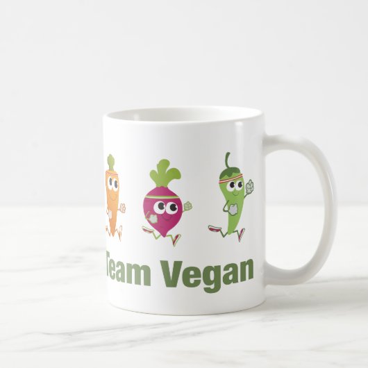 Team Vegan Kaffeetasse (Rechts)