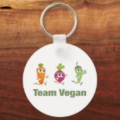 Team Vegan Schlüsselanhänger (Vorderseite)