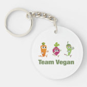 Team Vegan Schlüsselanhänger (Vorderseite)