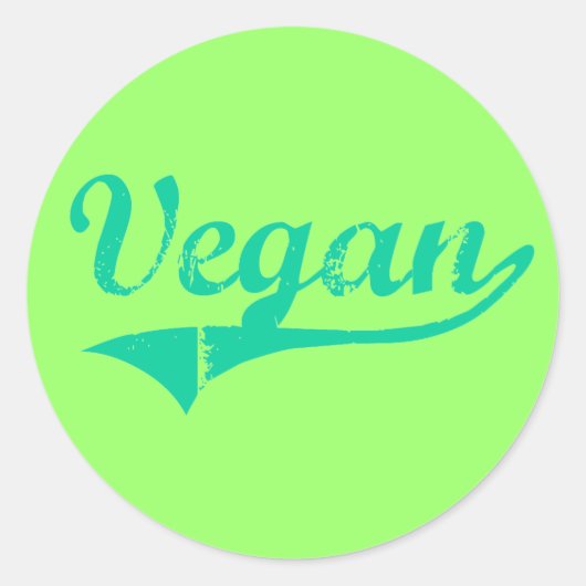 Team Vegan Stickers (Vorderseite)
