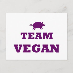 Team Vegane Postkarte