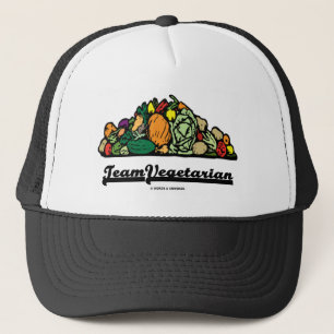 Team-Vegetarier (vegetarische Haltung/Geist) Truckerkappe