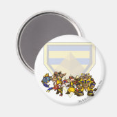 Team verlorene Wüstengruppe Magnet (Vorderseite/Rückseite)