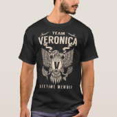 Team VERONICA Lebenszeit Mitglied T-Shirt (Vorderseite)