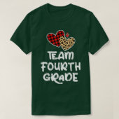 Team Vierte Klasse Funny 4. Zurück zur Schule Lehr T-Shirt (Design vorne)