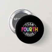 Team Viertklässler Lehrer Zurück zur Schule 4. Kla Button (Vorne & Hinten)