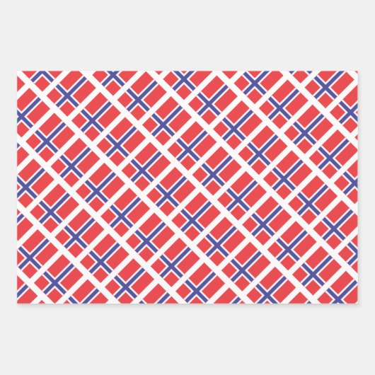 Team Viking Uff Da ed. Geschenkpapier Set (Vorderseite)