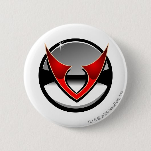 Team Virtupets Raumstations-Logo Button (Vorderseite)