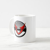 Team Virtupets Raumstations-Logo Kaffeetasse (Vorderseite Links)