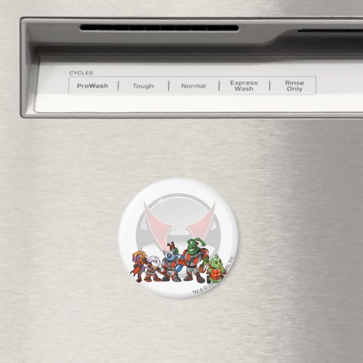 Team Virtupets Space Station Group Magnet (In Situ (Geschirrspüler))