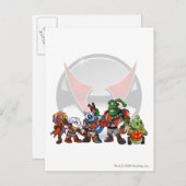 Team Virtupets Space Station Group Postkarte (Vorne/Hinten)