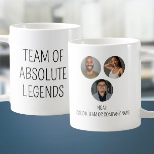 Team von Absolute Legends 3 Foto Coworker Office Kaffeetasse
