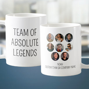 Team von Absolute Legends 8 Foto Coworker Office Kaffeetasse