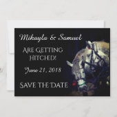 Team von Pferden "Wir werden angefangen!" Einladung (Vorderseite)