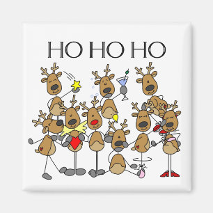 Team von Rentier T-Shirts und Geschenken Magnet
